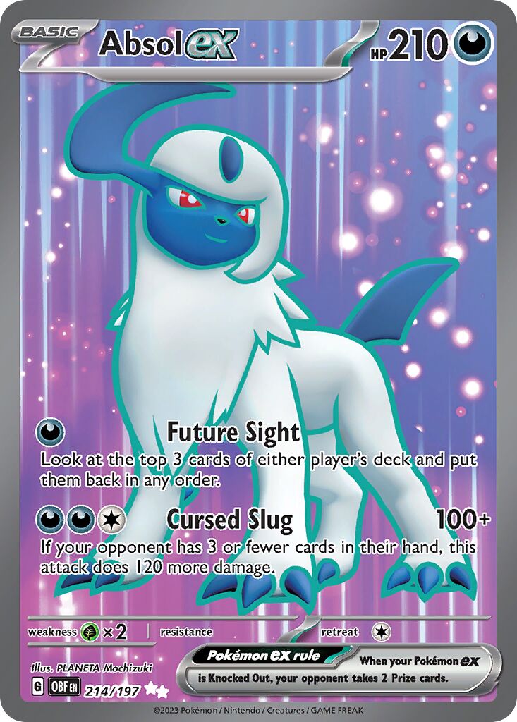 Absol ex - Obsidian Flames #214/197