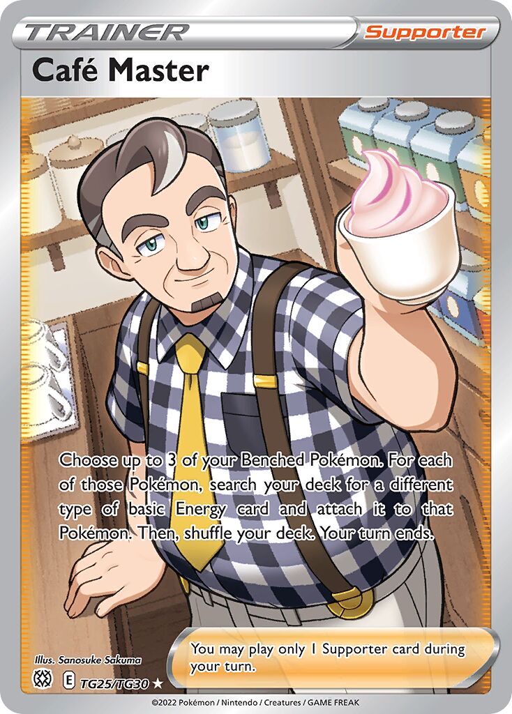 Cafe Master - Brilliant Stars Trainer Gallery #TG25/TG30