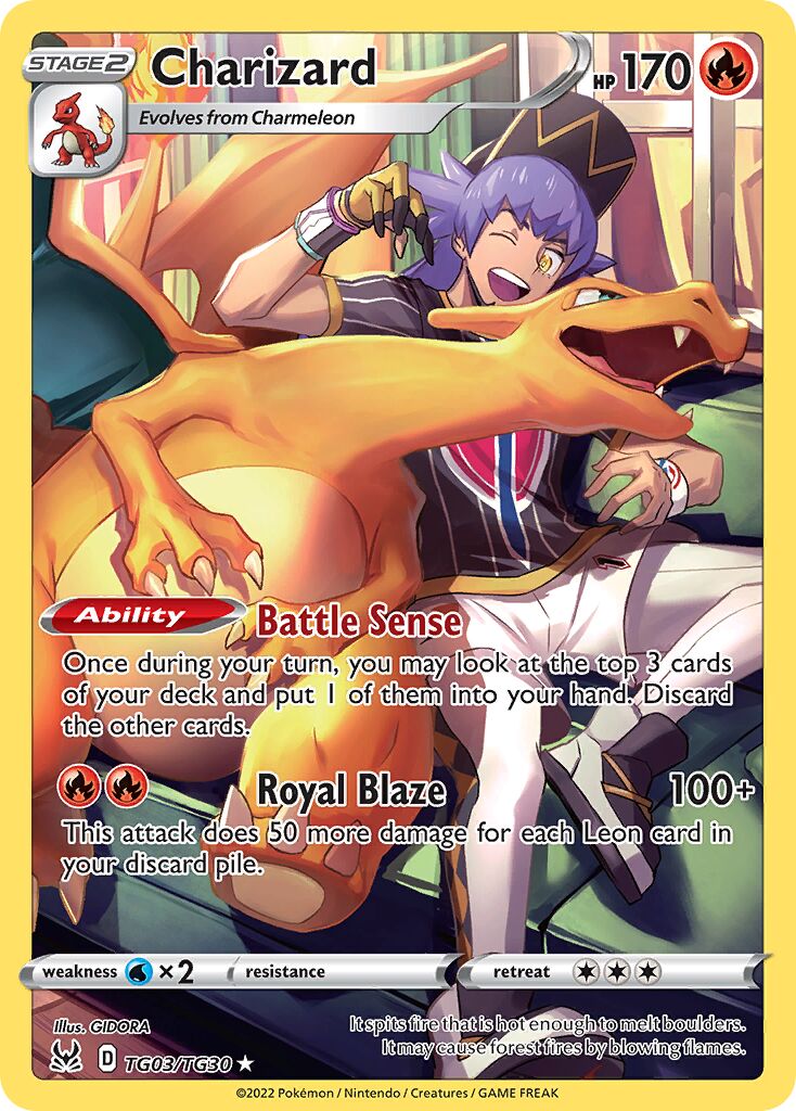 Charizard - Lost Origin Trainer Gallery #TG03/TG30