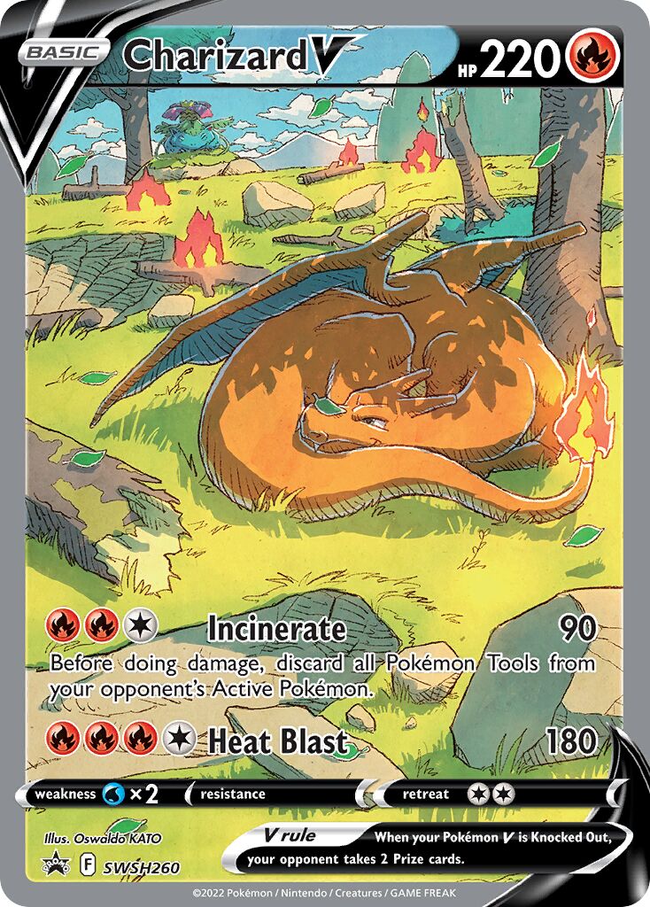 Charizard V - Sword & Shield Promo #SWSH260