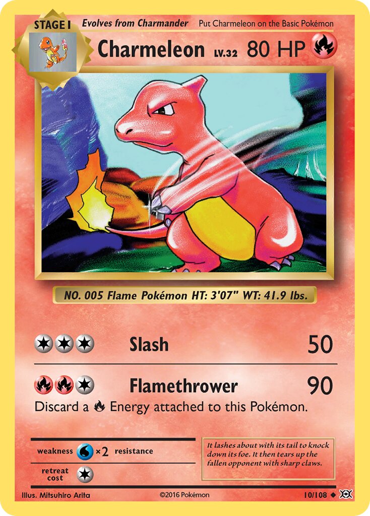Charmeleon - Evolutions #10/108