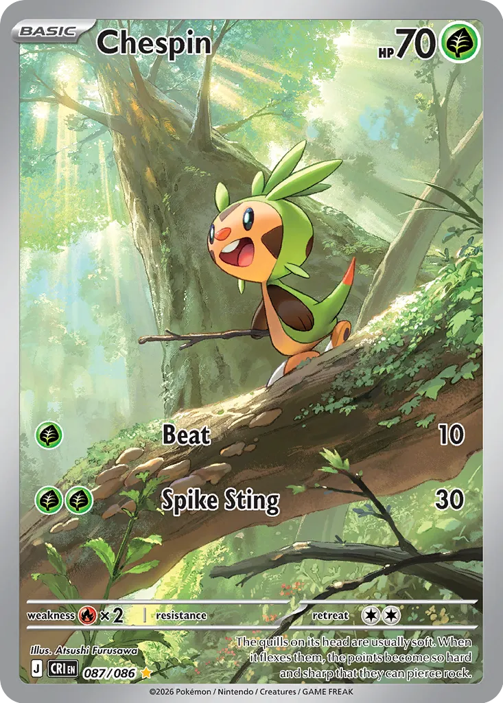 Chespin - Chaos Rising #087/086