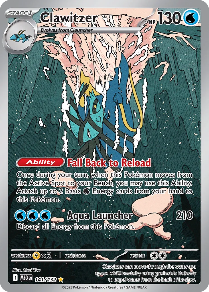 Clawitzer - Mega Evolution #141/132