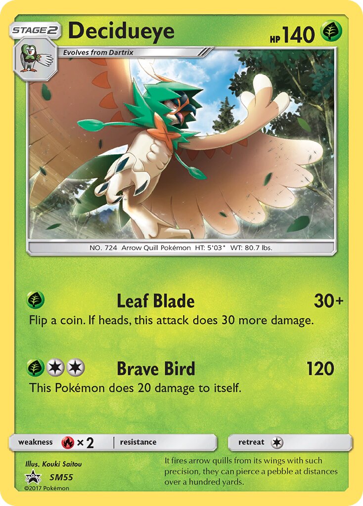 Decidueye - Sun & Moon Promo #SM55