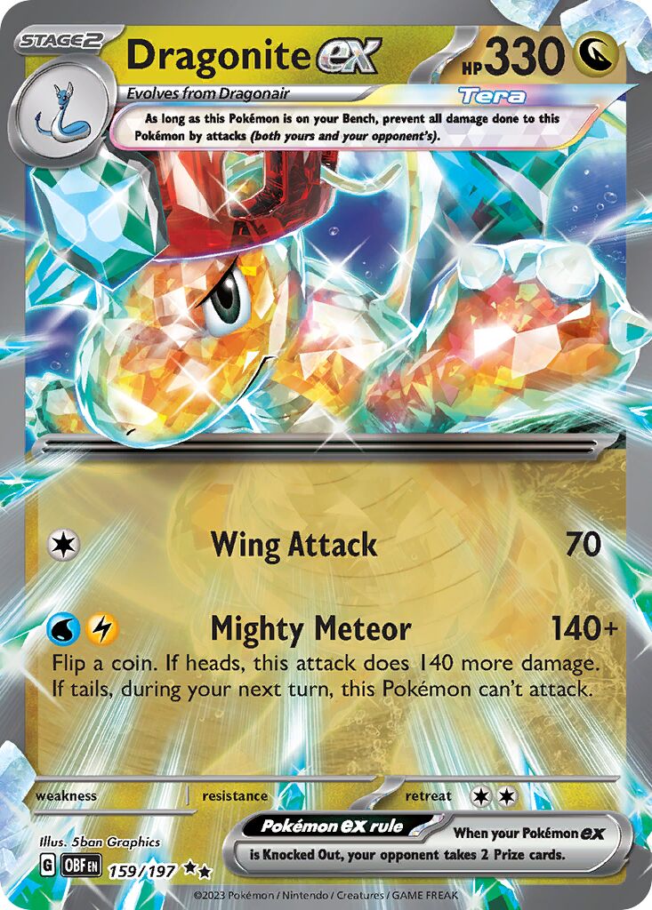 Dragonite ex - Obsidian Flames #159/197