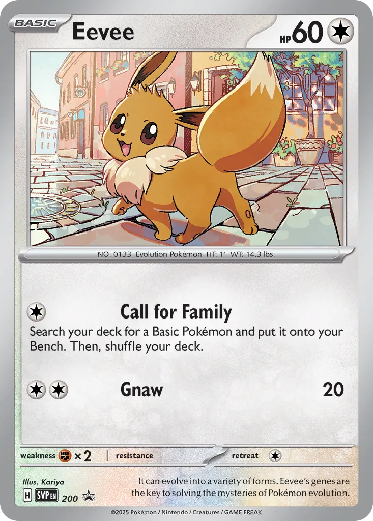 Eevee - 200 (Cosmos Holo) - Scarlet & Violet Promo #SVP 200