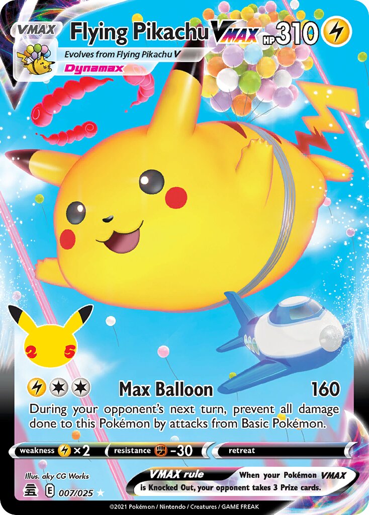 Flying Pikachu VMAX - Celebrations #007/025