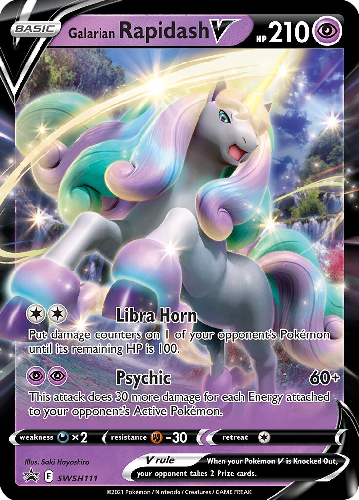Galarian Rapidash V - Sword & Shield Promo #SWSH111