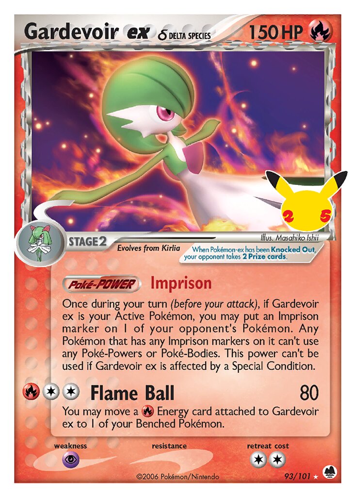 Gardevoir ex (Delta Species) - Celebrations: Classic Collection #93/101