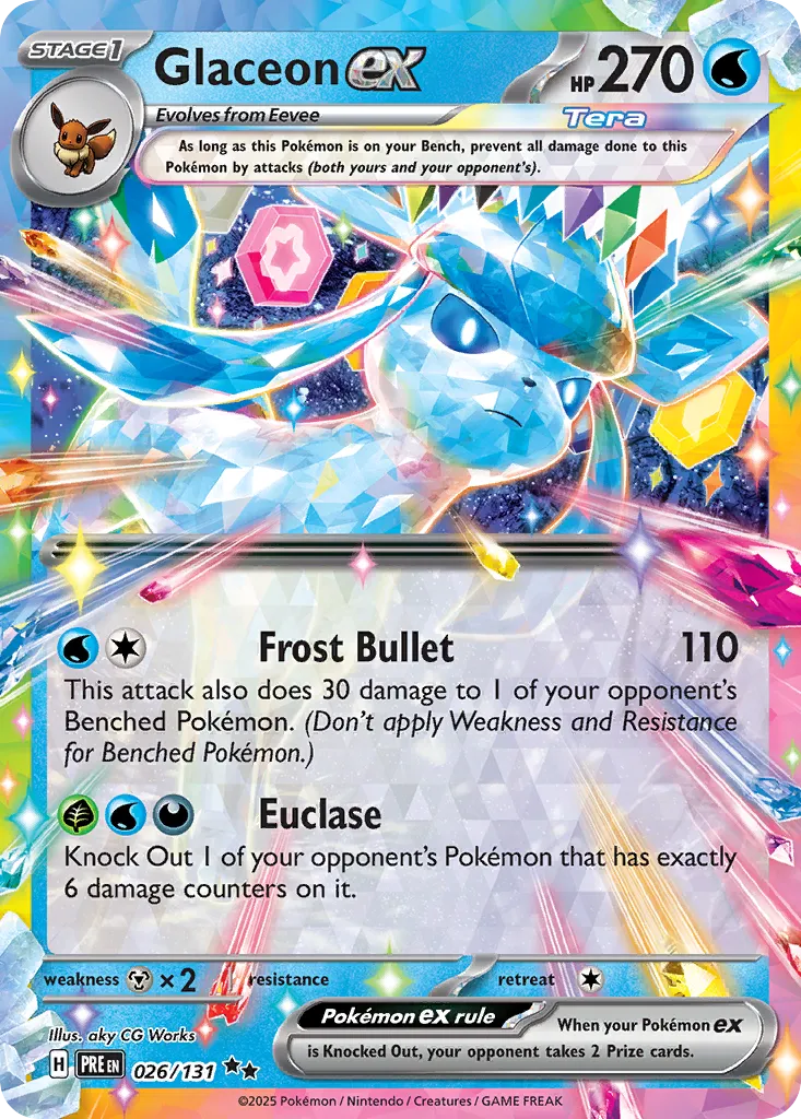 Glaceon ex - Prismatic Evolutions #026/131