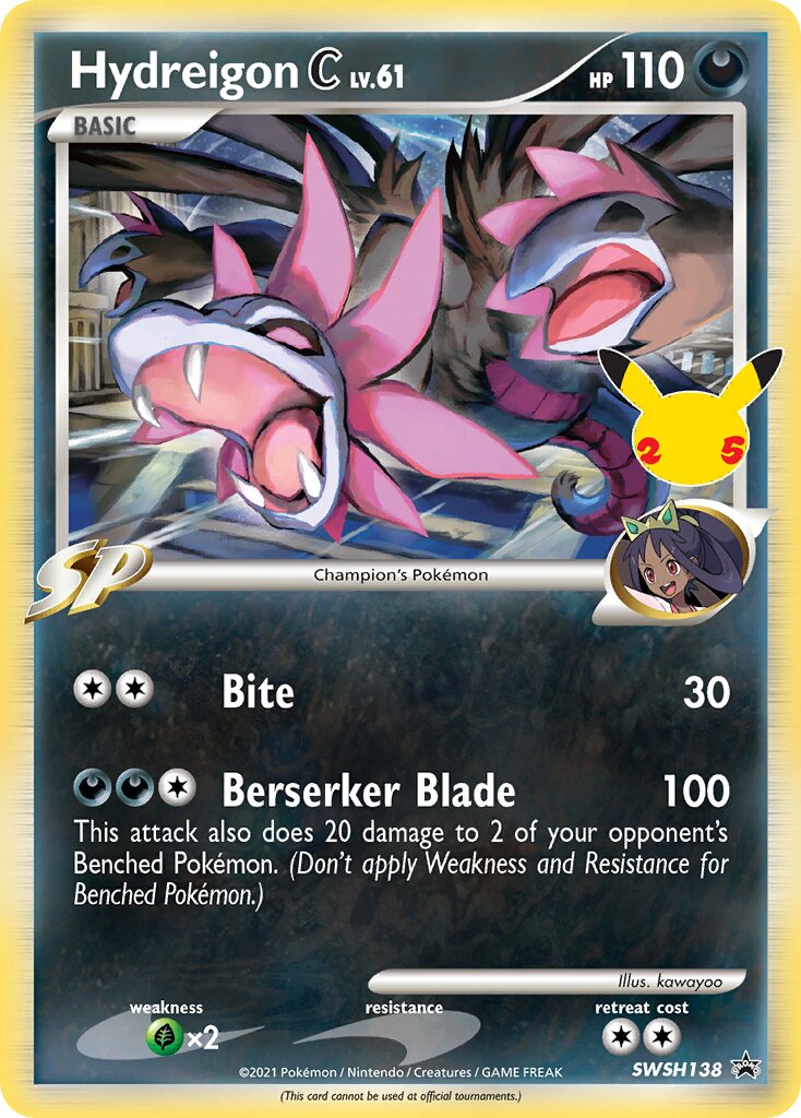 Hydreigon C lv.61 - Sword & Shield Promo #SWSH138