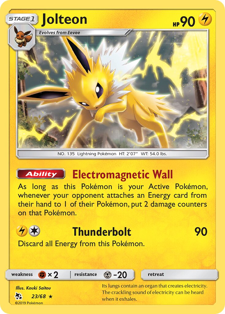 Jolteon - Hidden Fates #23/68