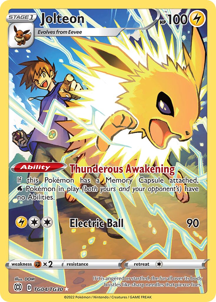 Jolteon - Brilliant Stars Trainer Gallery #TG04/TG30