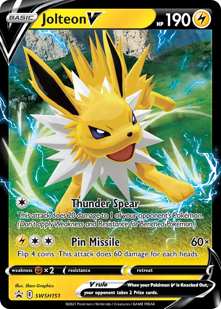 Jolteon V - Sword & Shield Promo #SWSH151