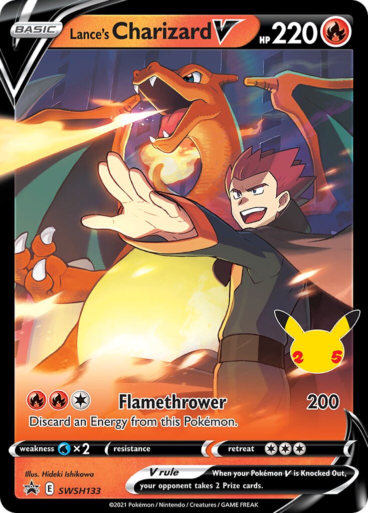 Lance's Charizard V - Sword & Shield Promo #SWSH133
