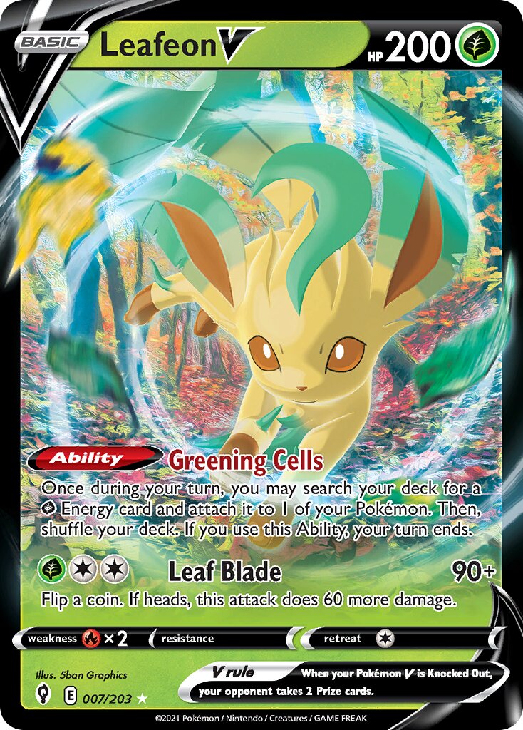 Leafeon V - Evolving Skies #007/203