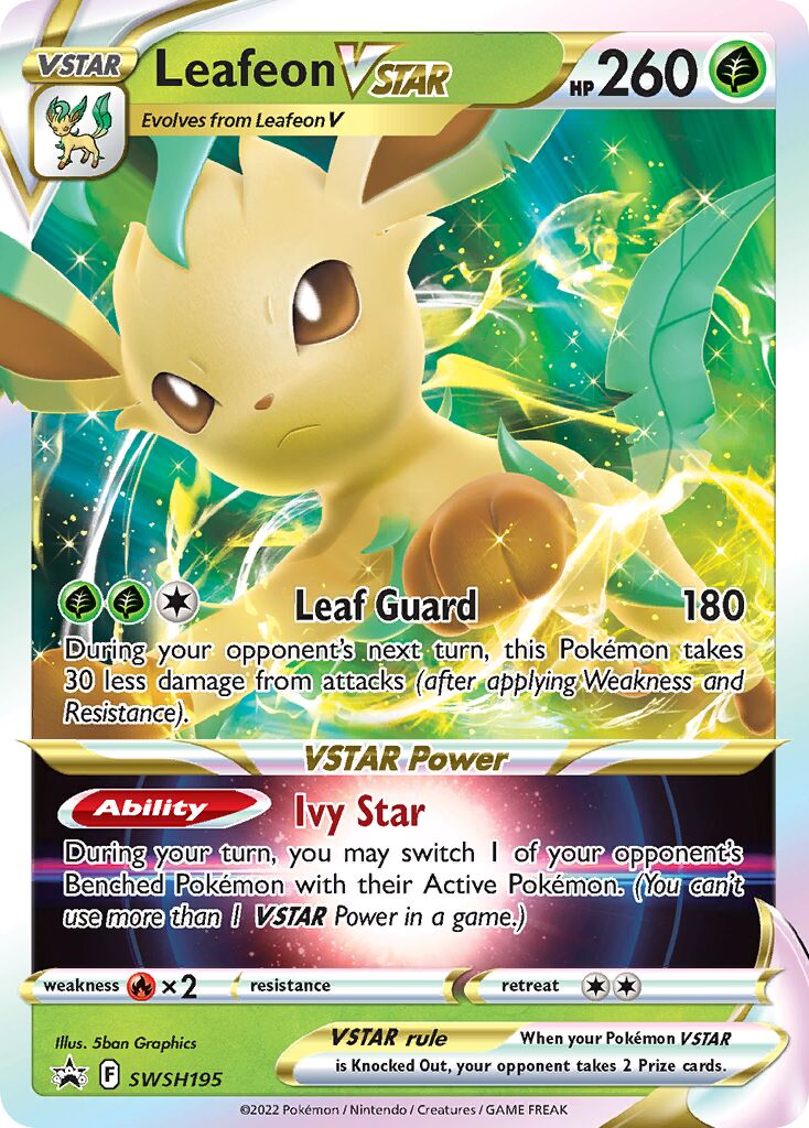 Leafeon VSTAR - Sword & Shield Promo #SWSH195