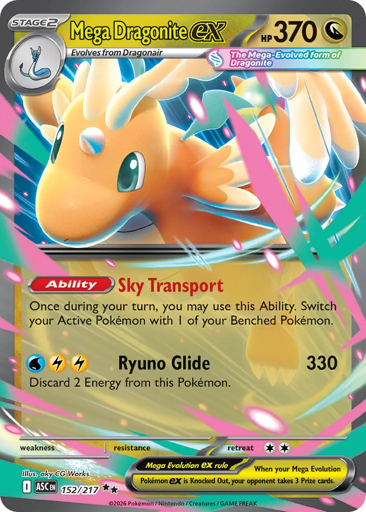Mega Dragonite ex - Ascended Heroes #152/217