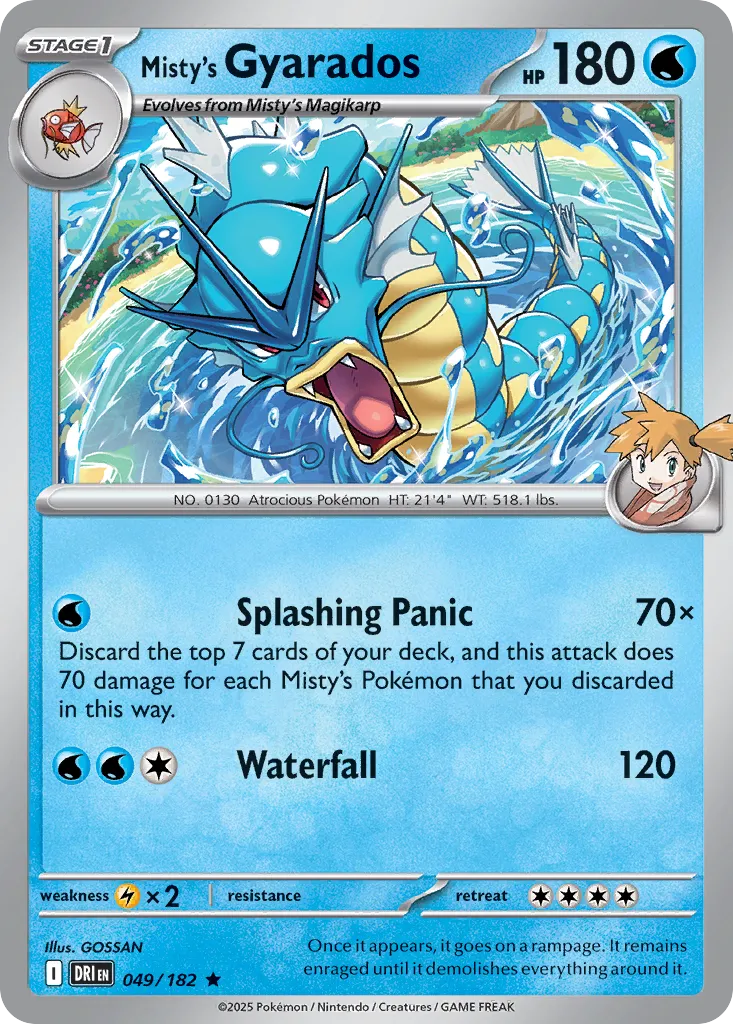 Misty's Gyarados - Destined Rivals #049/182