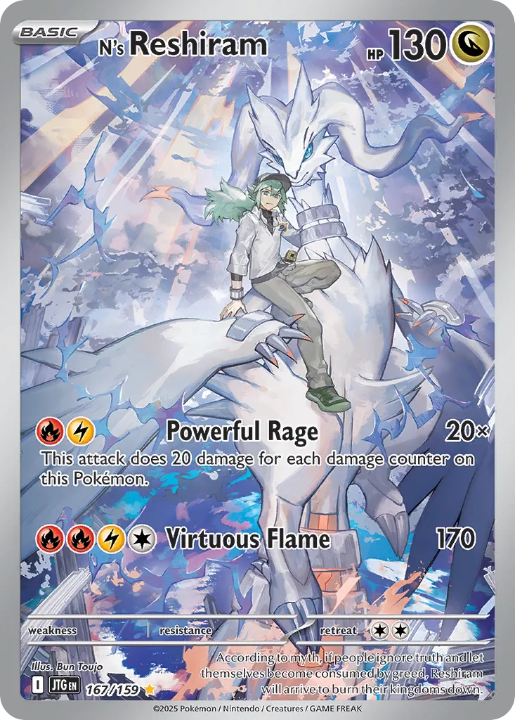 N's Reshiram - Journey Together #167/159