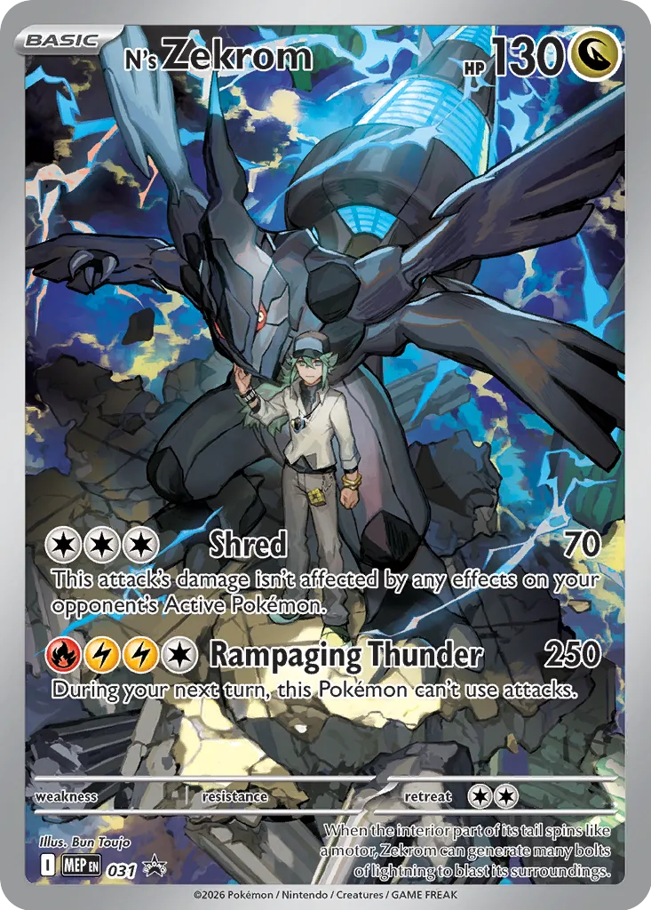 N's Zekrom - Mega Evolution Promos #31
