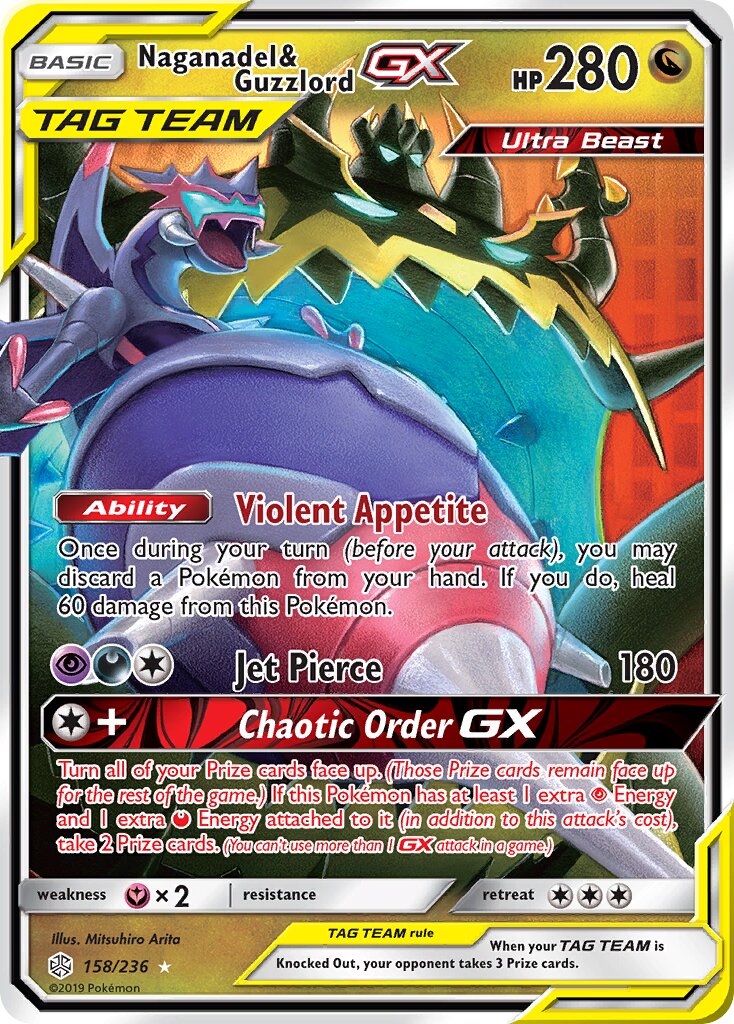 Naganadel & Guzzlord GX - Cosmic Eclipse #158/236