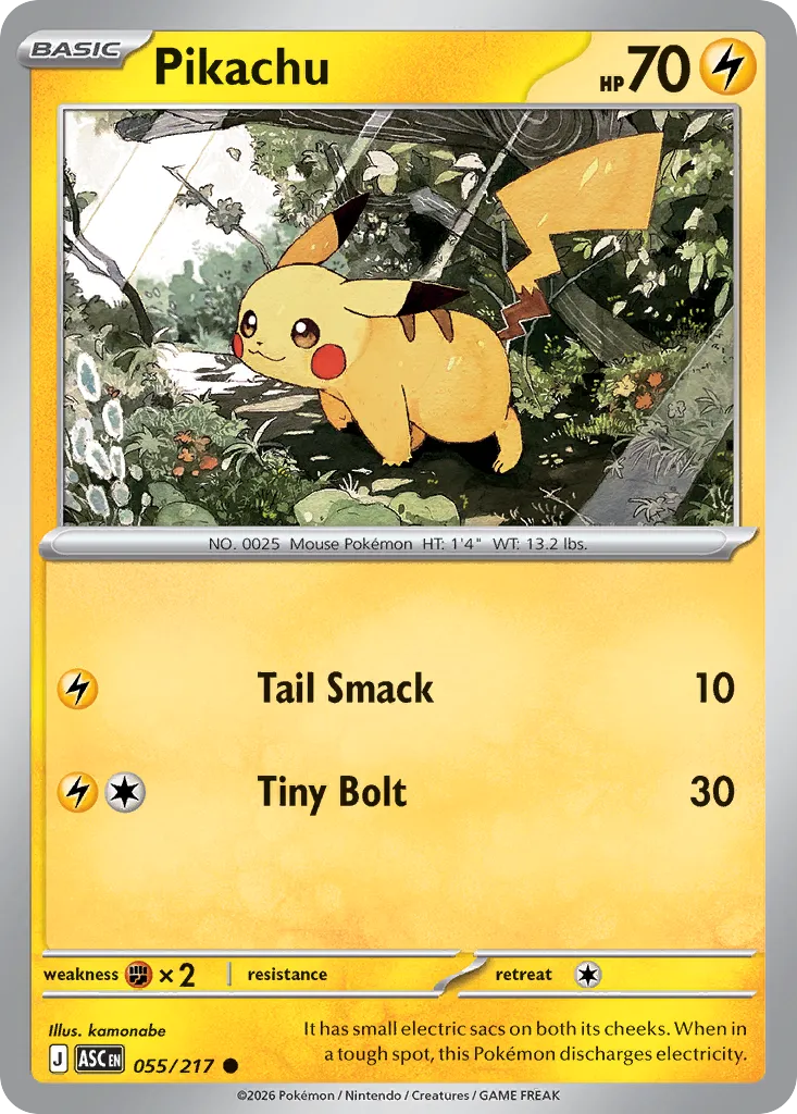 Pikachu - Ascended Heroes #055/217
