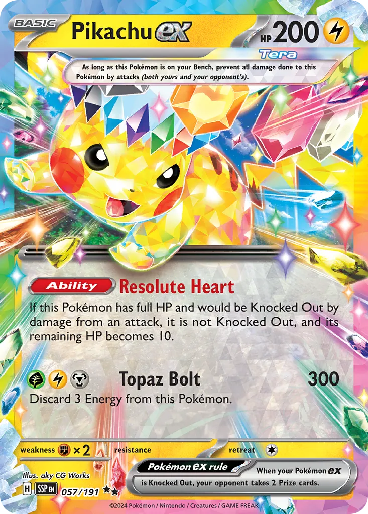 Pikachu ex - Surging Sparks #057/191