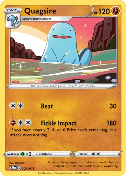 Quagsire - McDonald's Promos 2024 #007/015
