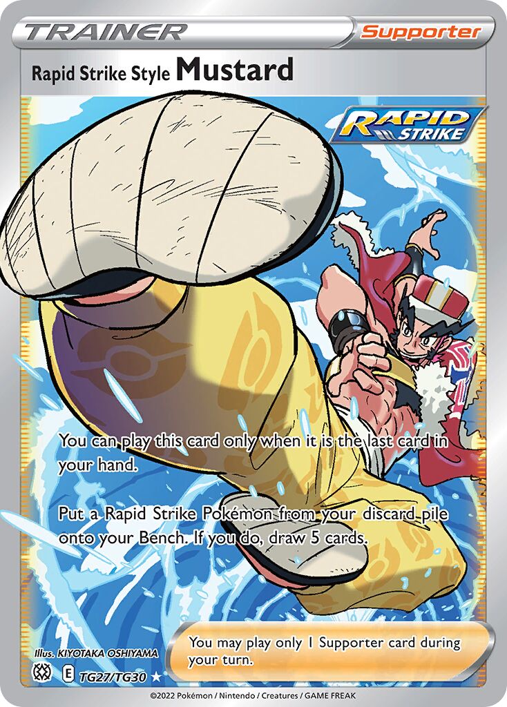 Rapid Strike Style Mustard - Brilliant Stars Trainer Gallery #TG27/TG30