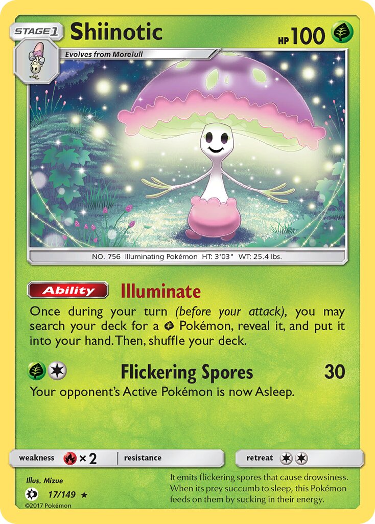 Shiinotic - Sun & Moon Base Set #17