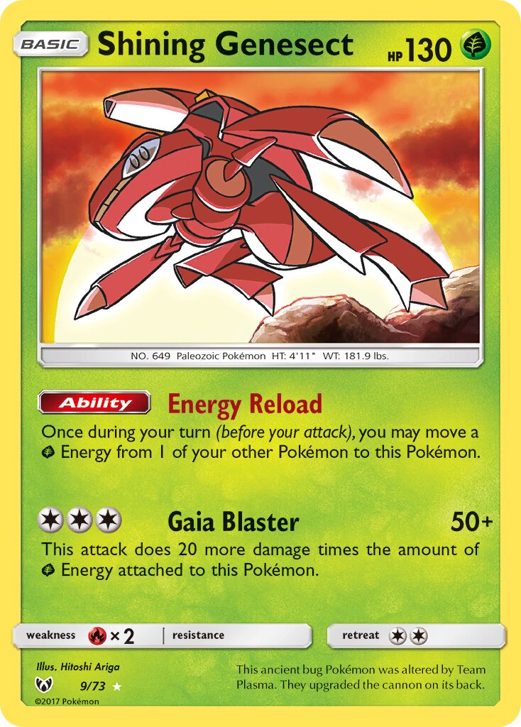 Shining Genesect - Shining Legends #9