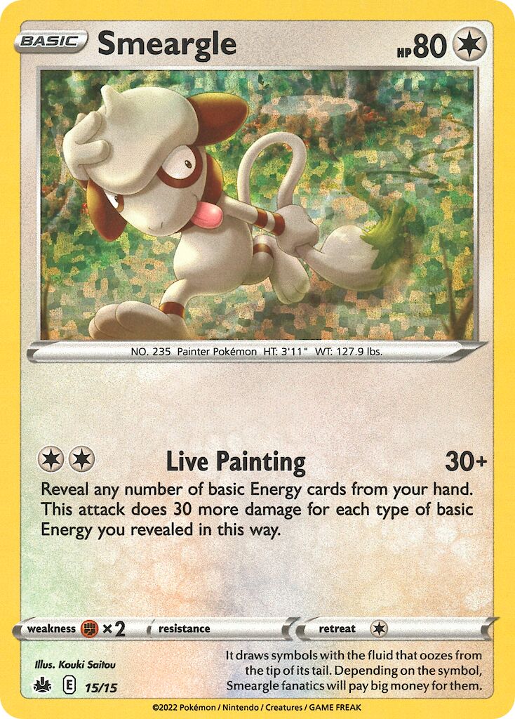 Smeargle - McDonald's Promos 2022 #15/15