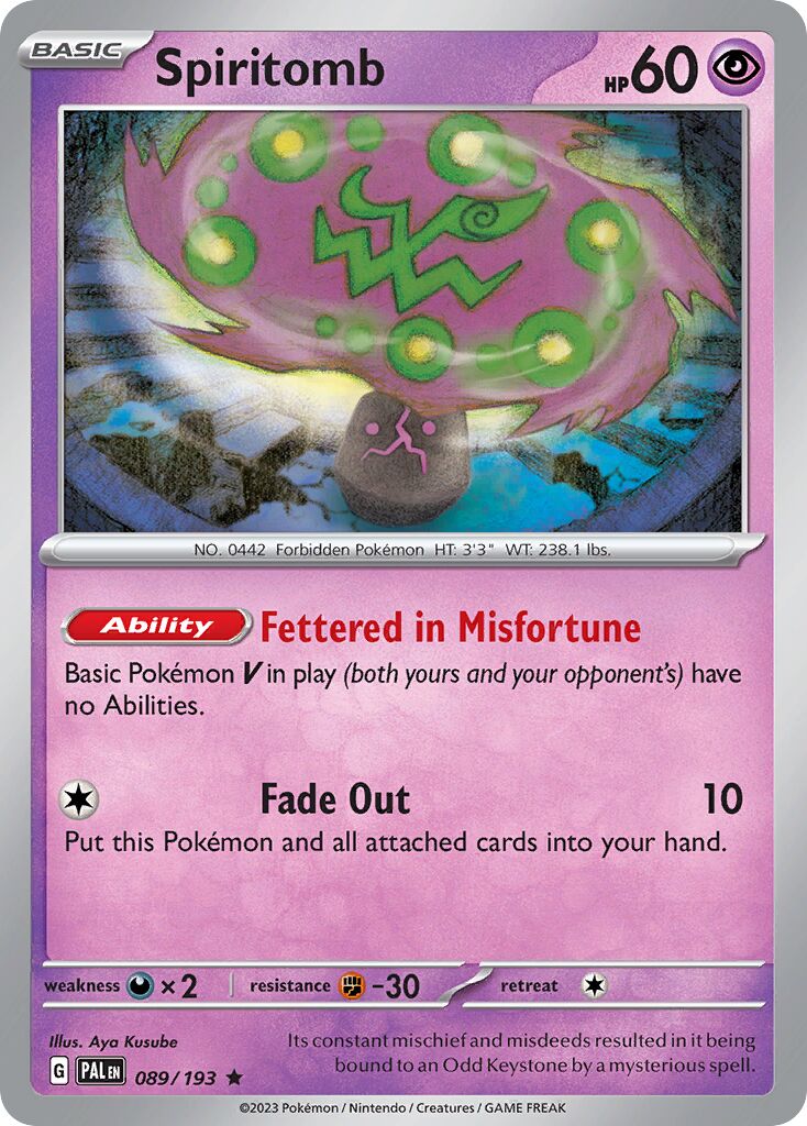 Spiritomb - Prize Pack Series One #089/193