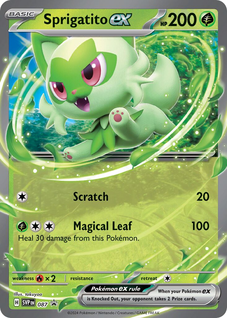 Sprigatito ex - Scarlet & Violet Promo #87