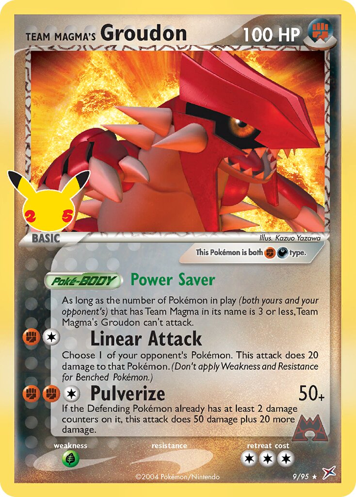 Team Magma's Groudon - Celebrations: Classic Collection #9/95