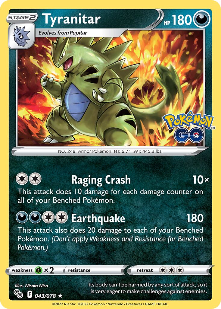 Tyranitar - Pokemon Go #043/078