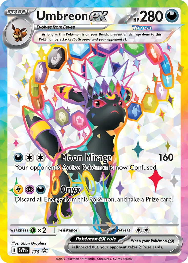 Umbreon ex - 176 - Scarlet & Violet Promo #SVP 176