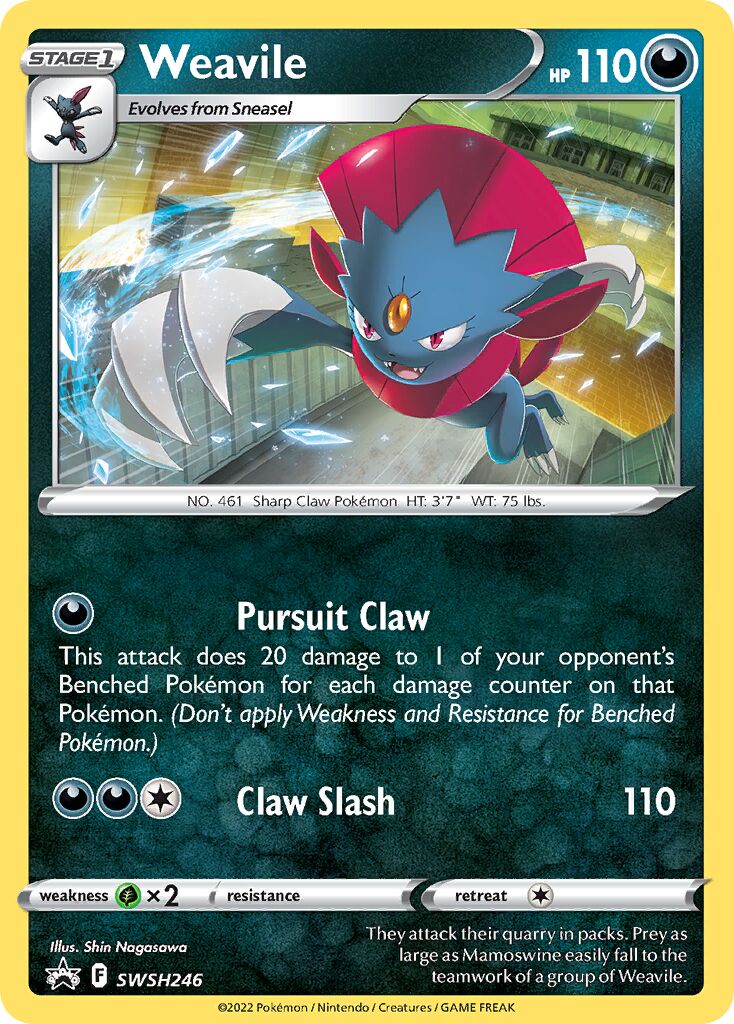 Weavile (Cosmos Holo) - Sword & Shield Promo #SWSH246