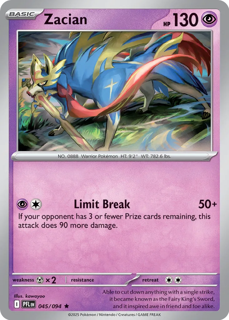 Zacian - Phantasmal Flames #045/094
