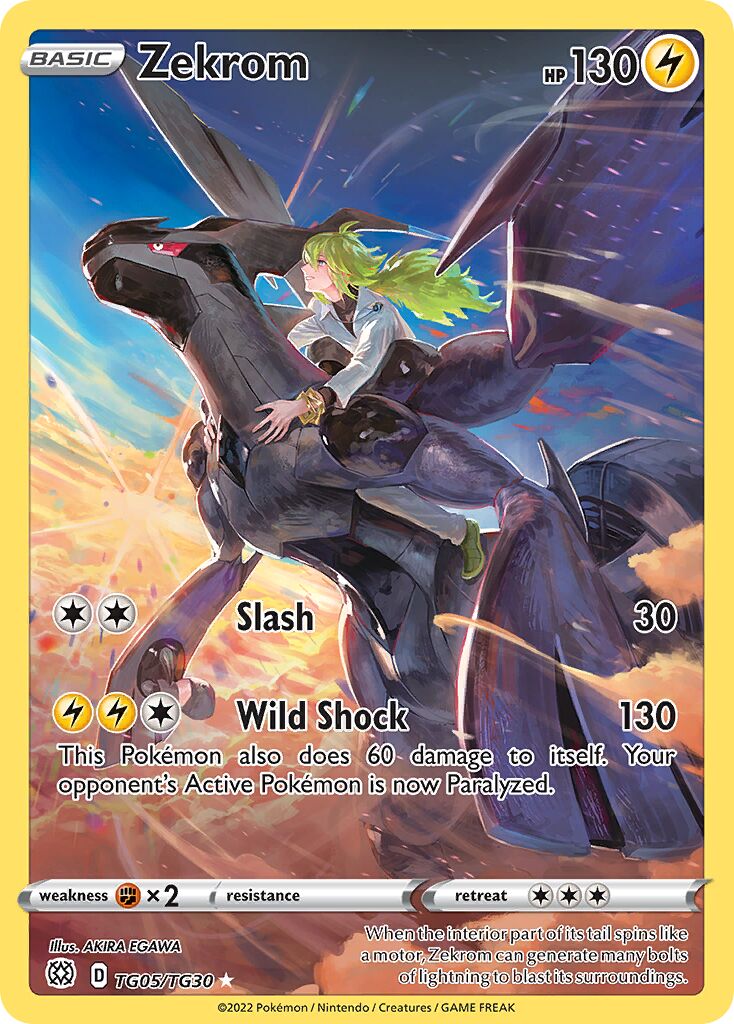 Zekrom - Brilliant Stars Trainer Gallery #TG05/TG30