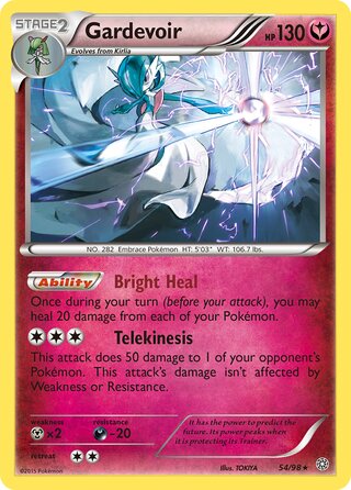 Gardevoir - Blister Exclusives #54/98 - PSA 8.0 NM - MT