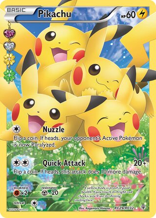 Pikachu (Full Art) - Generations: Radiant Collection #RC29
